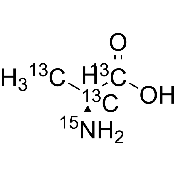 L-Alanine-13C3,15N (L-2-Aminopropionic acid-13C3,15N) 202407-38-3